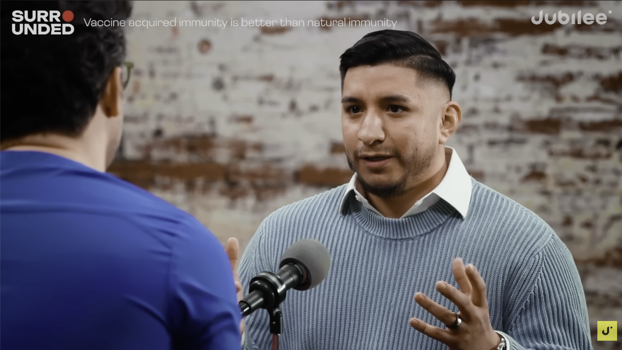 Eleazar speaking during a Jubilee debate